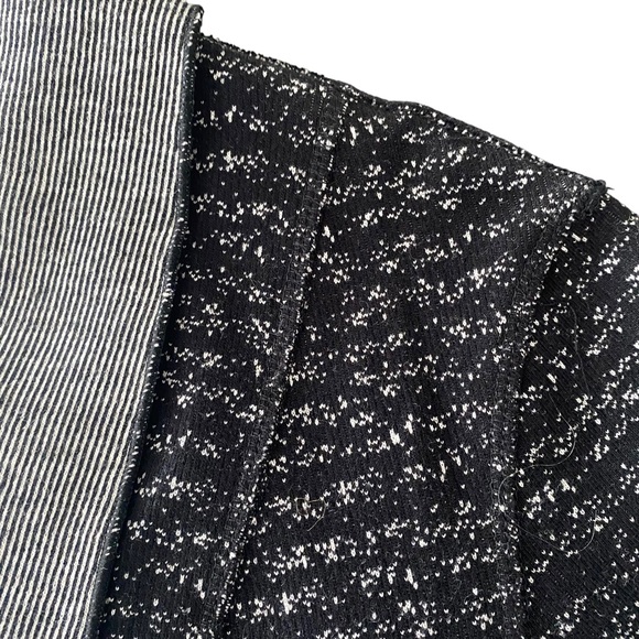 Tribal Open Front Black and White Cardigan PS - Picture 11 of 16